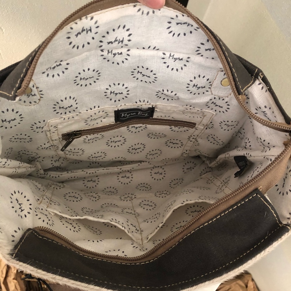 Myra Bag Traffic Cone handbag up cycled purse - Picture 5 of 7